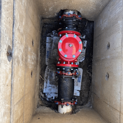 Underground check valve replacement